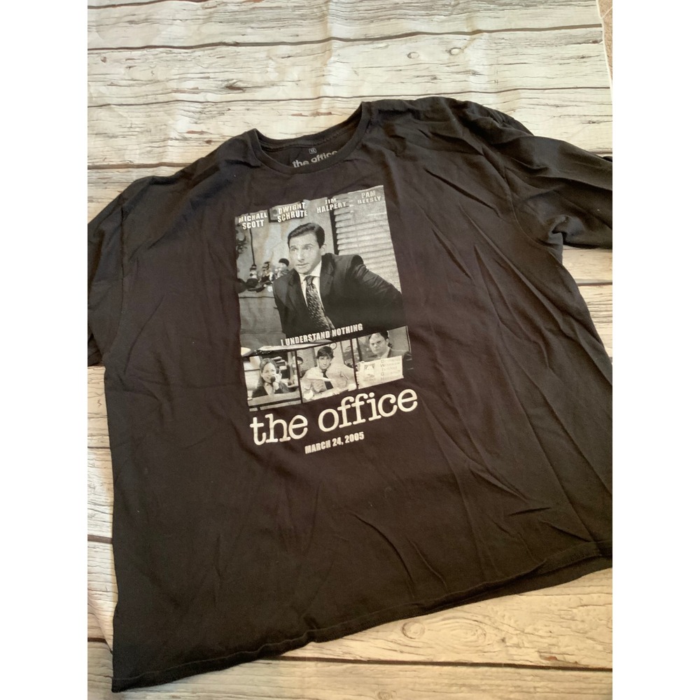 The Office Michael Scott I Understand Nothing Graphic T-Shirt‎ 3XL Ripple